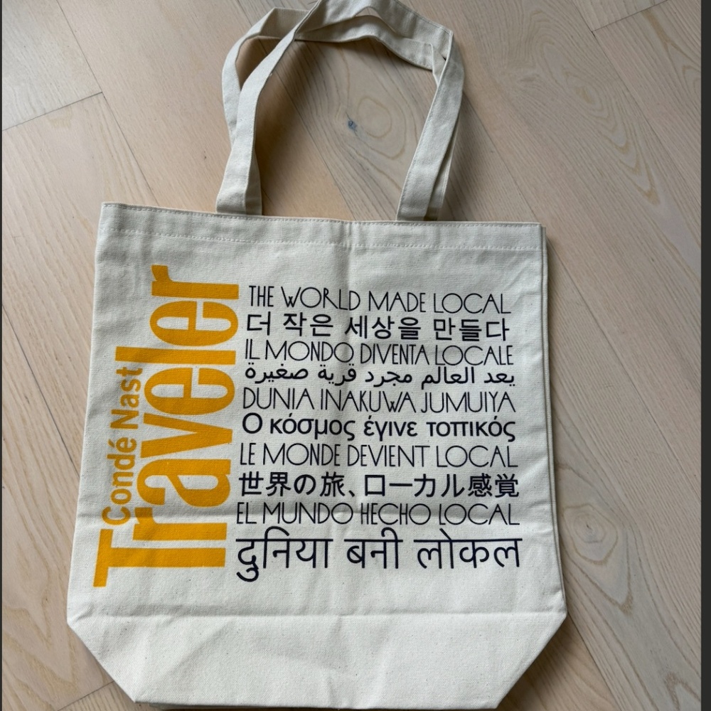 NEW Condé Nast Traveler Tote Bag